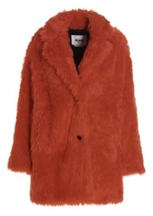 MSGM Single breast eco fur jacket