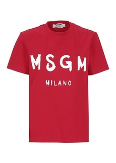 MSGM T-shirts and Polos Red