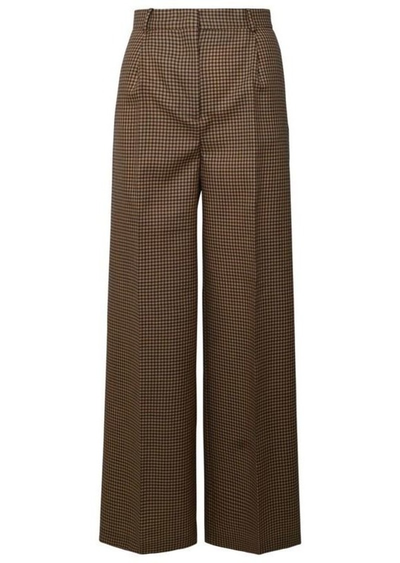 MSGM Two-tone wool trousers