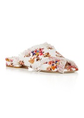 MSGM Women's Floral Slide Sandals 