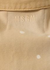 MSGM Printed Cotton Jacket