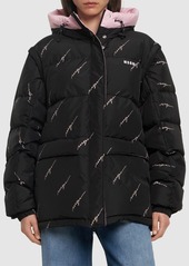 MSGM Printed Down Jacket