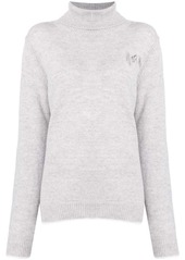 MSGM roll-neck cashmere-wool knit jumper