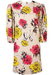 MSGM rose print dress