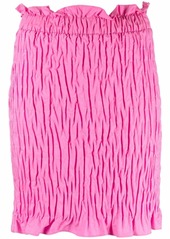 MSGM shirred-effect mini skirt