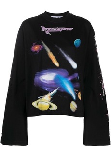 MSGM space-print sweatshirt