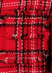 MSGM Tartan Cotton Tweed Jacket