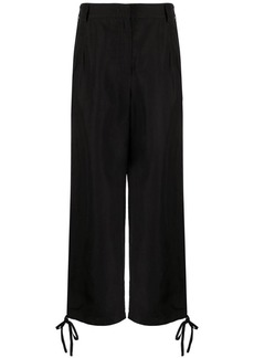 MSGM tie-cuff cropped trousers