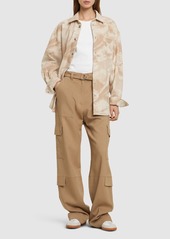 MSGM Viscose Blend Cargo Pants