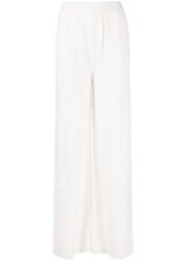 MSGM wide-leg wool-cashmere blend trousers