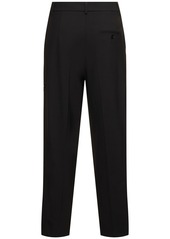 MSGM Wool Blend Tailored Straight Pants