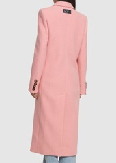 MSGM Wool Felt Single Breast Long Coat