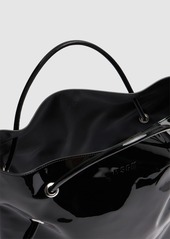 MSGM Wrinkled Leather Tote Bag