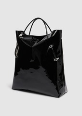 MSGM Wrinkled Leather Tote Bag