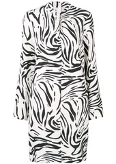 MSGM zebra print short dress