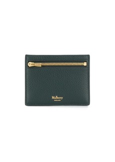 Mulberry compact logo cardholder