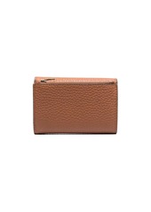Mulberry grained-effect folded wallet