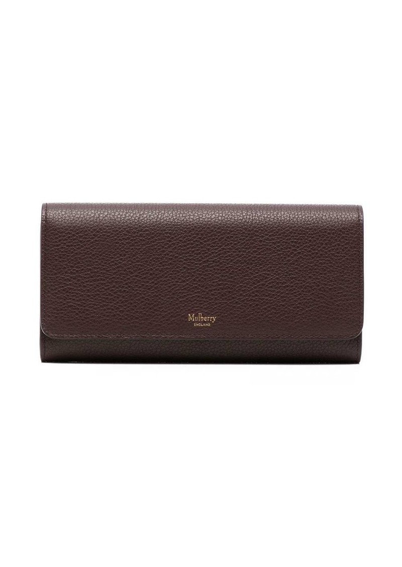 Mulberry foldover leather wallet