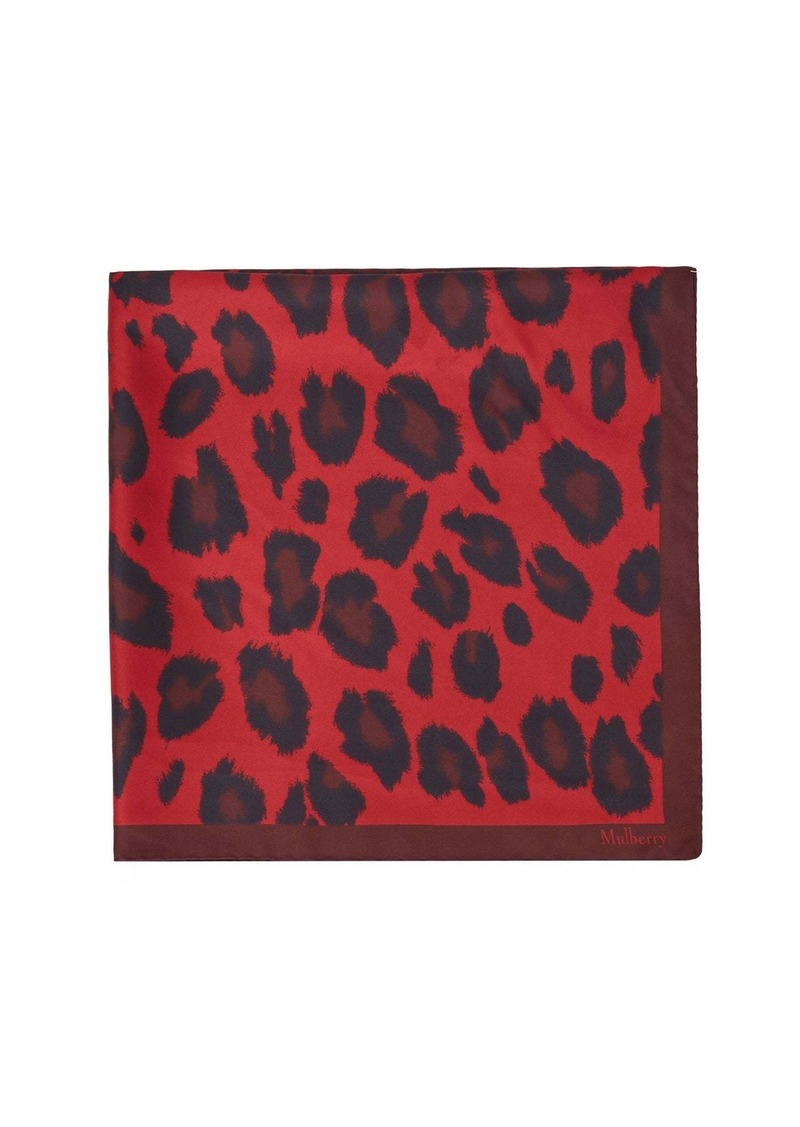 Mulberry Leopard Square