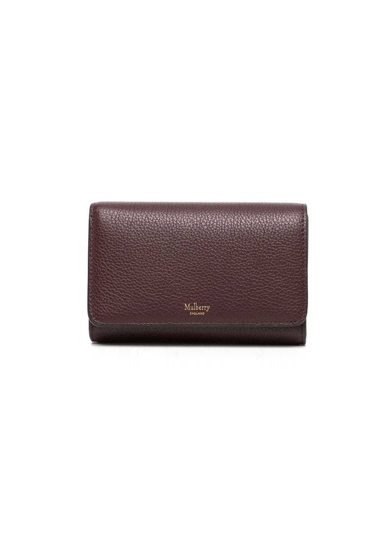 Mulberry logo detail wallet