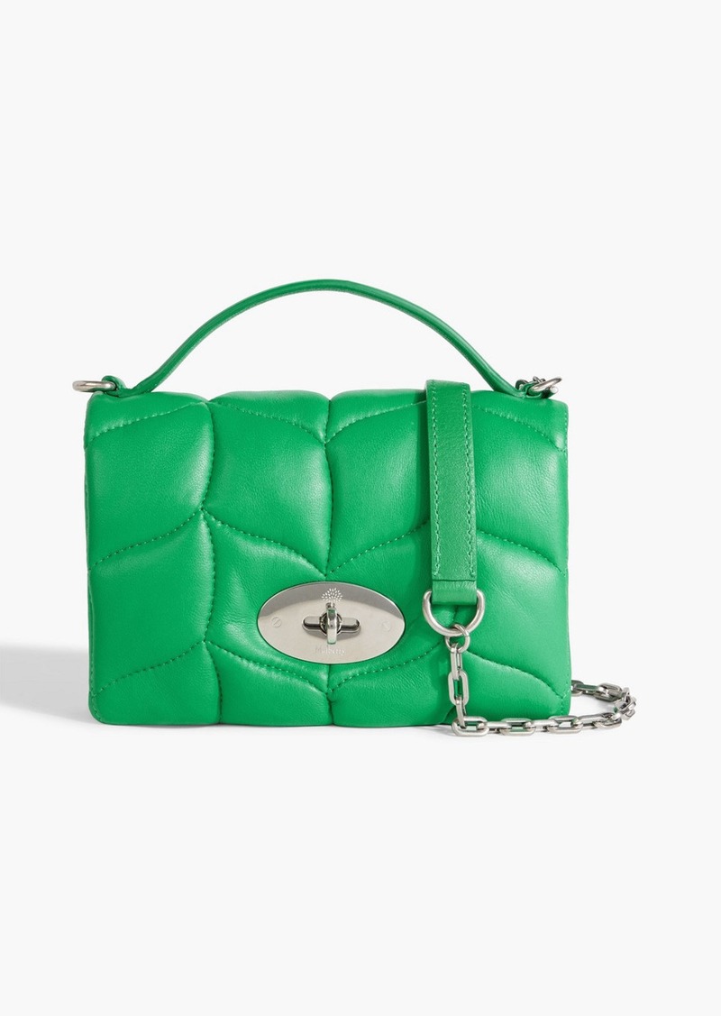 Mulberry - Softie mini quilted leather shoulder bag - Green - OneSize