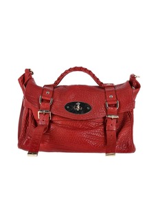 Mulberry Alexa Satchel Bag in Red Leather