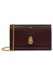 Mulberry Amberley Calfskin Leather Clutch in Oxblood at Nordstrom