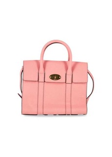 Mulberry Bayswater Tote In Pink Grained Leather