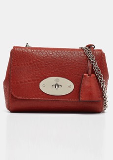 Mulberry Brick Brown Leather Lily Chain Shoulder Bag