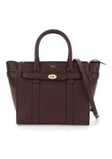 Mulberry grained leather small zipped bayswater bag