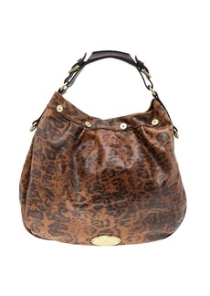 Mulberry Leopard Print Leather Mitzy Hobo