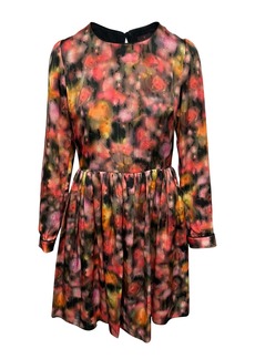 Mulberry Long Sleeve Dress in Multicolor Polyester