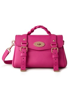 Mulberry Mini Alexa Leather Satchel in Mulberry Pink at Nordstrom