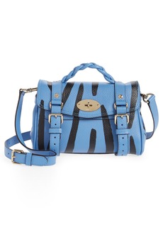 Mulberry Mini Alexa Year of the Tiger Leather Satchel in Cornflower Blue at Nordstrom
