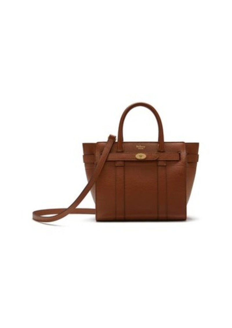 Mulberry Mini Zipped Bayswater Leather Satchel