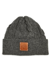 Mulberry Softie Cable Knit Cashmere Beanie