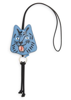 Mulberry Year of the Tiger Leather Bag Charm in Cornflower Blue at Nordstrom