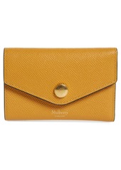 Mulberry Bifold Leather Card Case in Deep Amber at Nordstrom