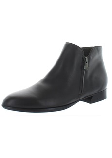 Munro Averee Womens Leather Double Zipper Ankle Boots