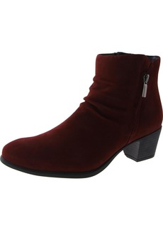 Munro Elliot Womens Round Toe Heel Ankle Boots