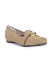 Munro Sunisa Flat in Mid Brown Fabric at Nordstrom Rack