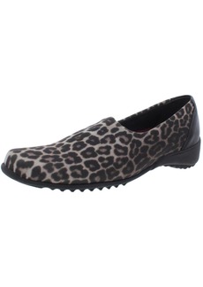 Munro Traveler Womens Leopard Print Slip On Casual Shoes