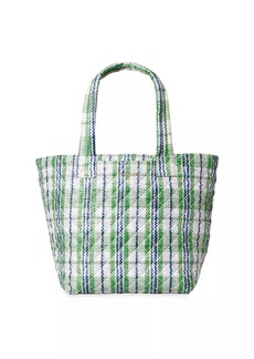 MZ Wallace Medium Metro Deluxe Plaid Tote