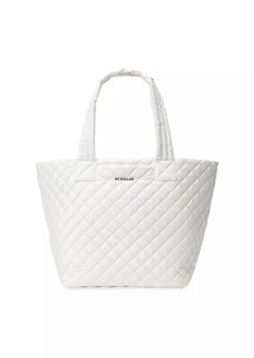 MZ Wallace Medium Metro Deluxe Quilted Nylon Tote Bag