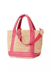 MZ Wallace Mini Raffia Tote Bag