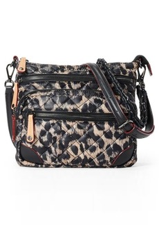MZ Wallace M Z Wallace Downtown Crosby Crossbody Bag in Leopard Fur Print at Nordstrom