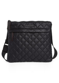 MZ Wallace Metro Quilted Nylon Crossbody Bag in Black at Nordstrom