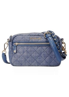 MZ Wallace Mini Crosby Quilted Denim Crossbody Bag at Nordstrom