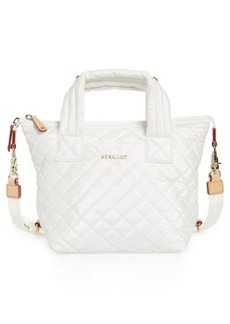 MZ Wallace Small Sutton Deluxe Tote in Pearl Metallic at Nordstrom