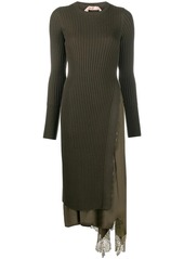 Nº21 asymmetric knit dress